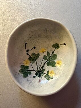 Salt Marsh Pottery trinket bowl/hanging option